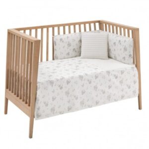 JGO 2 PCS.COLCHA I-V. CUNA 60 GLOBE CRUDO 60x120x3 CM - CAMBRASS