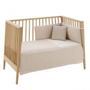 JGO 2 PCS.COLCHA I-V. CUNA 60 RUSTIC ROSA 60x120x3 CM - CAMBRASS